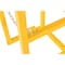 Vestil Yellow Powder Coated Steel Cylinder Barricade Rack Single Cylinder CYL-FMSR-1 - alternate 8